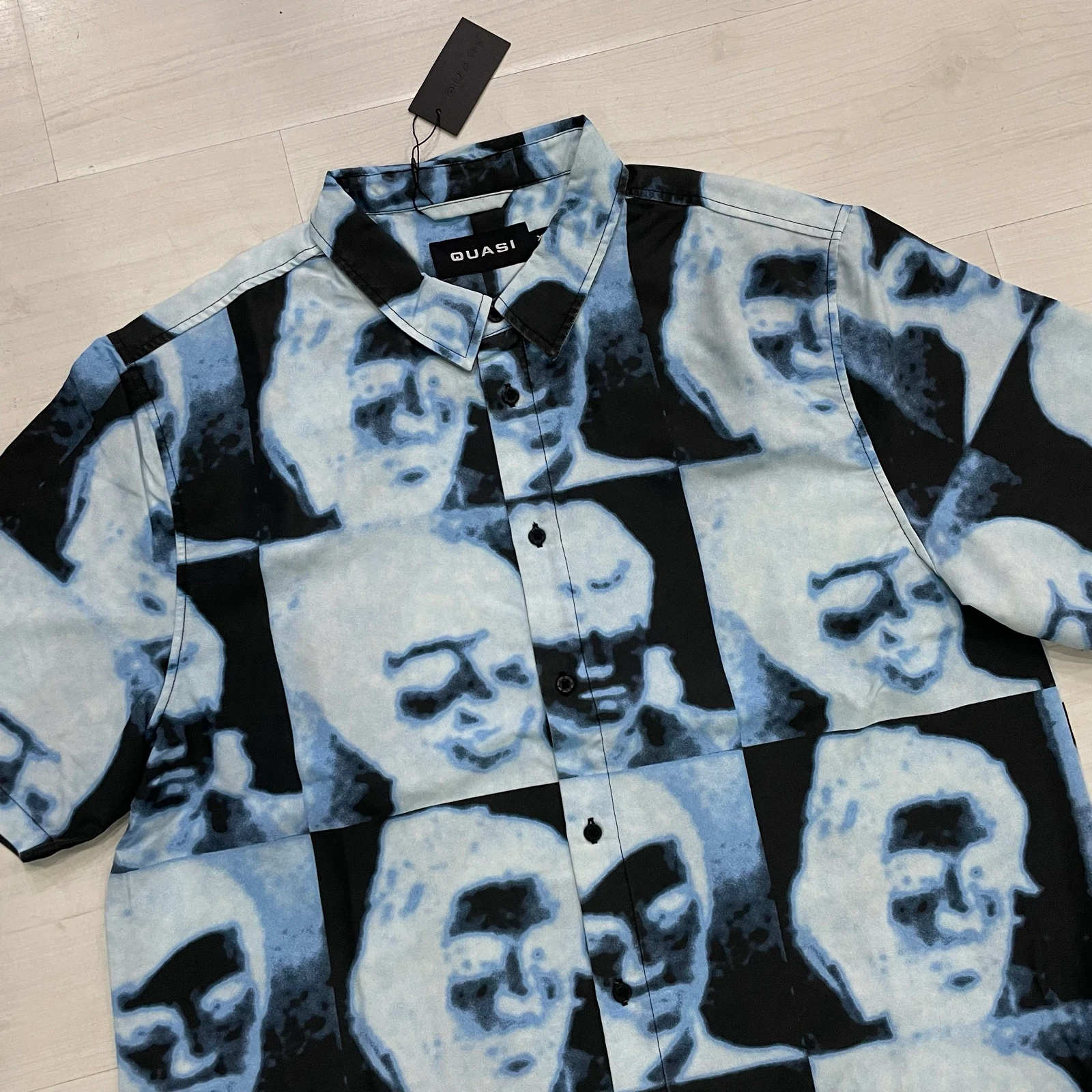 Quasi Skateboards - Guise buttom Up Shirt (Blue)